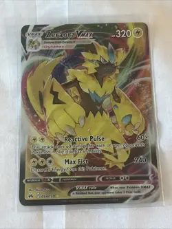 Zeraora VMAX Crown Zenith Ultra Rare Card 054/159 Pokemon TCG - Image 1