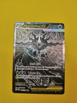 Mega Darkrai ex 116/084 Special Illustration Rare Pitch Black Pokemon Card TCG - Image 1