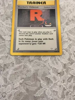 Pokemon Trading Card Game Rocket's Hideout 63/64 Neo Revelation Regular - Image 2