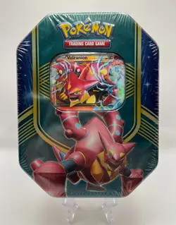 (402987) Pokemon 2016 Volcanion EX Battle Heart Collectors Tin - Factory Sealed 820650801464 - Image 1