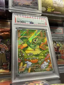 PSA 9 Snivy 087/086 Sv: Black Bolt Holo illustration rare Pokemon Card Mint 🍃 - Image 2