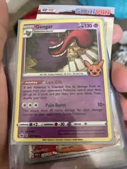 Pokemon Card Gengar 057/198 Holo Rare NMMint Trick or Trade Halloween Quantity 1 - Image 1