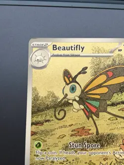 Beautifly Illustration Rare Pokemon Card ME: Ascended Heroes 219/217 - Image 2