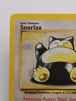 Snorlax 30/130 Base Set 2 Regular Rare Pokemon Card 2000 Vintage WOTC MP - Image 2
