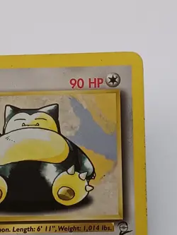 Snorlax 30/130 Base Set 2 Regular Rare Pokemon Card 2000 Vintage WOTC MP - Image 3