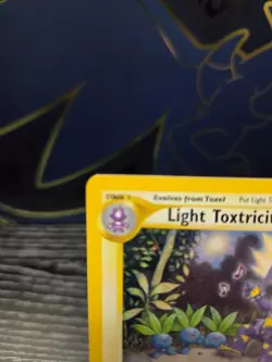 Pokemon Celebrations Light Toxtricity SWSH137 Sword & Shield Promo Card Holo LP - Image 2