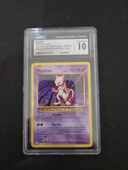 Pokemon Mewtwo 014/034 Holo Rare CLB Trading Card Game Classic CGC 10 Gem Mint - Image 1