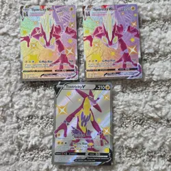 Nintendo Pokemon TCG Shining Fates 3-Card Lot Toxtricity V/VMAX Holo EN - Image 2