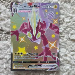Nintendo Pokemon TCG Shining Fates 3-Card Lot Toxtricity V/VMAX Holo EN - Image 3