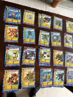1999 Bandai Digimon Hyper Colosseum Card Lot 40+ Cards Mixed LP/MP Vintage - Image 2