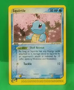 E Reader Squirtle 46/95 Common 2004 Pokemon Team Magma Vs. Team Aqua NM Card - Image 1