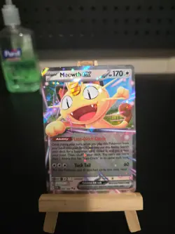 Pokemon Card Meowth ex #62 Perfect Order Holo English - Image 1