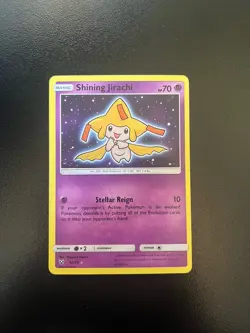 Shining Jirachi 42/73 Sun & Moon Shining Legends Pokemon Card TCG - Image 1