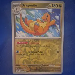 Pokemon TCG Sv: Scarlet & Violet 151 Dragonite 149/165 Rare Reverse Holo 2023 - Image 1