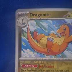 Pokemon TCG Sv: Scarlet & Violet 151 Dragonite 149/165 Rare Reverse Holo 2023 - Image 2