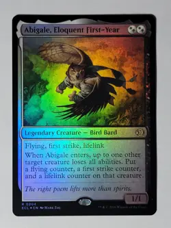 Abigale, Eloquent First-Year Lorwyn Eclipsed Foil - Image 1