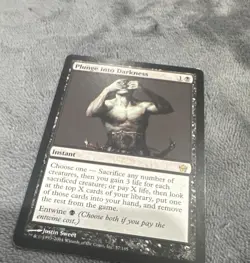Plunge into Darkness Fifth Dawn Instant Black MTG - Image 1