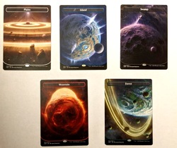 full set UNFINITY BORDERLESS PLANETARY NM MTG - Image 1
