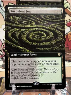 Turbulent Fen (Extended) NF [Secrets Of Strixhaven] MTG - Image 1
