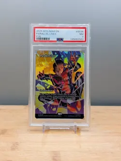 2025 Magic the Gathering Marvel Spider Man Parallel Lives #36 Foil PSA 7 - Image 1