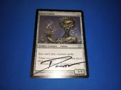 MTG Magic Steel Golem Signed Artist Proof x1 10th Edition Donato Giancola - Image 1
