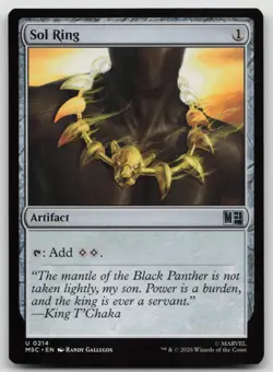 Sol Ring (0214) 214 Commander: Marvel Super Heroes Magic: The Gathering NM - Image 1