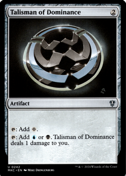 Talisman of Dominance MKC Regular NM MTG - Image 1