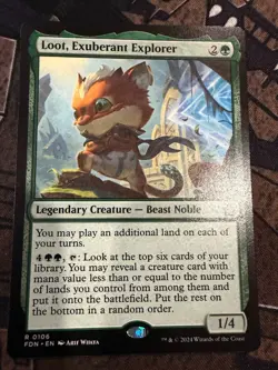 Loot, Exuberant Explorer #106 (NM) Foundations FDN MTG - Image 1