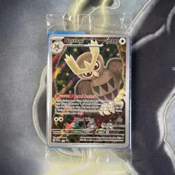 Pokemon Stellar Crown ETB Pokemon Center Stamped Sealed Promo - Noctowl SVP 141 - Image 1