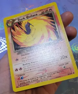 Dark Quilava 39/105 Neo Destiny Pokemon Card NM - Image 4