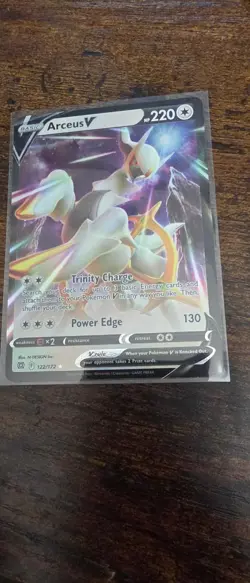 Arceus V 122/172 Holo V Rare Brilliant Stars Pokemon Near Mint - Image 1