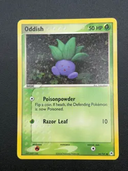 Oddish LP 68/101 Common Hidden Legends Pokemon - Image 1