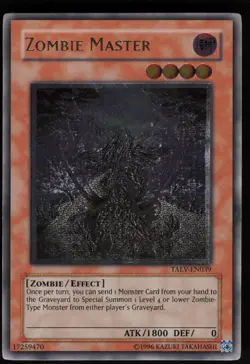 Zombie Master (UTR) TAEV-EN039 Ultimate Rare TWED ENHANCED YU-GI-OH - Image 1