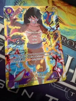 4x Monkey.D.Luffy 🔥OP09-119 SEC Secret Rare EN Foil One Piece - Image 2