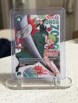 Round 1 Zoro English One Piece Promo PRB02-006 - Image 1