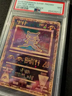 Ancient Mew Pokemon TCG 2000 Movie Promo Card PSA 7 Near Mint Condition - Image 2