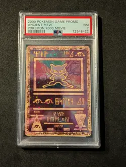 Ancient Mew Pokemon TCG 2000 Movie Promo Card PSA 7 NM Condition - Image 1