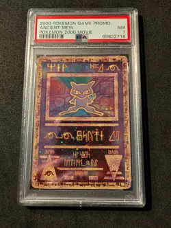 Ancient Mew Pokemon TCG 2000 Movie Promo Card PSA 7 NM Condition - Image 1