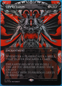 Oppression (Secret Lair Promo) FOIL MINT MTG MAGIC CARD (503384) ABUGames - Image 1