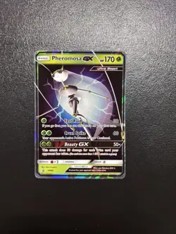 Pokemon Pheromosa GX Ultra Beast Promo Holo Card SM66 SM 170 - Image 1