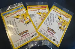 Pokemon Promo Movie Cards - Unopened Legendary Birds Set - Image 1