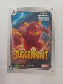 Pokemon Topps Pikachu Card Heroes & Villians #26 Juggernaut - Image 1