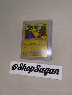 Pokemon McDonalds Pikachu Holo Promo Card 25/25 - Image 1