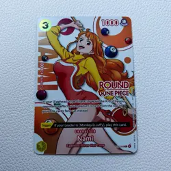 Nami Round 1 Promo One Piece Card (IN HAND! SHIPS NEXT DAY!) - Image 1
