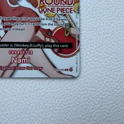 Nami Round 1 Promo One Piece Card (IN HAND! SHIPS NEXT DAY!) - Image 5