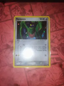 Rayquaza Pokemon Card 3/17 - POP Series 1 (2006), Cosmos Holo Rare, MP Vintage - Image 1