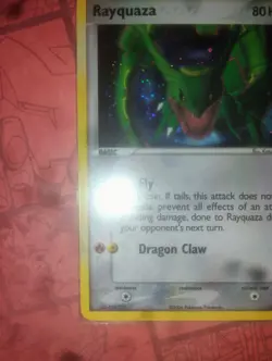 Rayquaza Pokemon Card 3/17 - POP Series 1 (2006), Cosmos Holo Rare, MP Vintage - Image 4