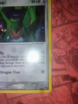 Rayquaza Pokemon Card 3/17 - POP Series 1 (2006), Cosmos Holo Rare, MP Vintage - Image 5