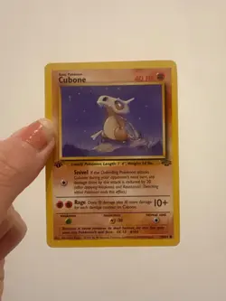Pokemon Card / 1st Edition Cubone 50/64 from Jungle / Lightly Played - Image 1