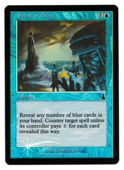 Magic the Gathering MTG Card: Scent of Brine FOIL 45/143 Urza's Destiny! NM - Image 1